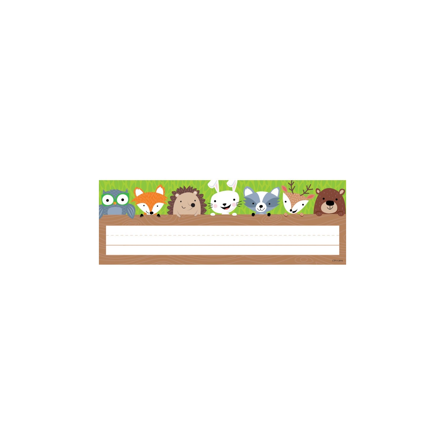 Creative Teaching Press® Woodland Friends Name Plate, 36 Per Pack