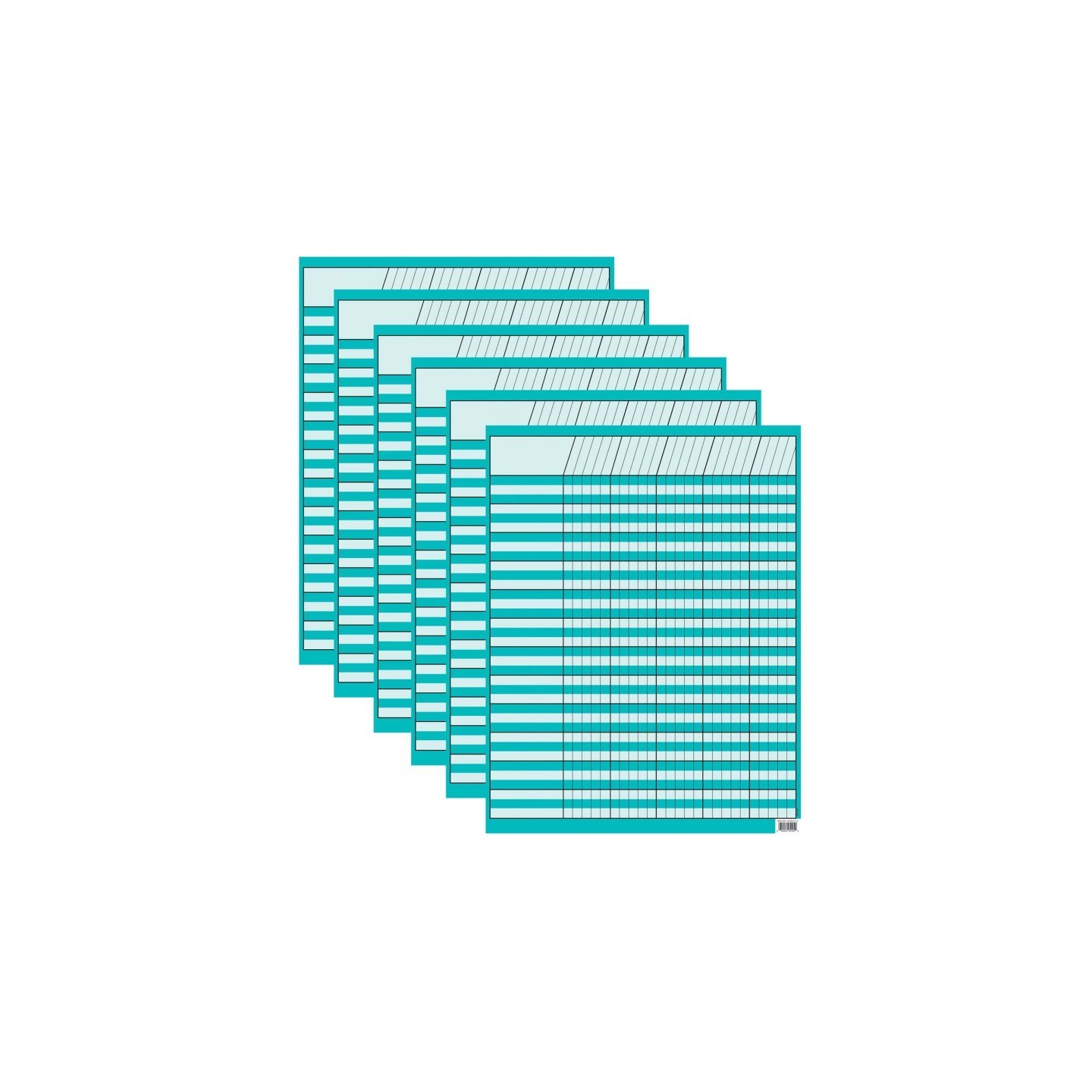 Creative Teaching Press® Turquoise Incentive Chart, 17" x 22", Pack of 6