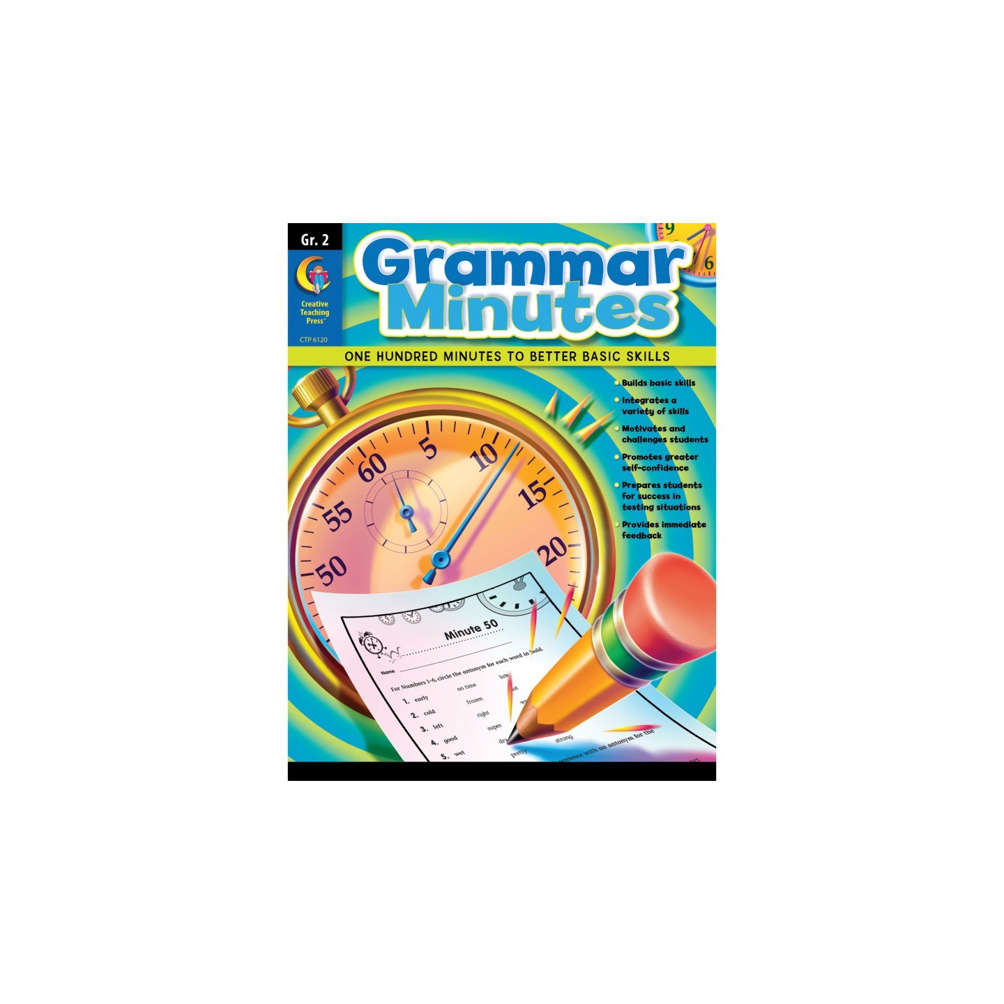 Creative Teaching Press® Grammar Minutes Workbook, Grade 2