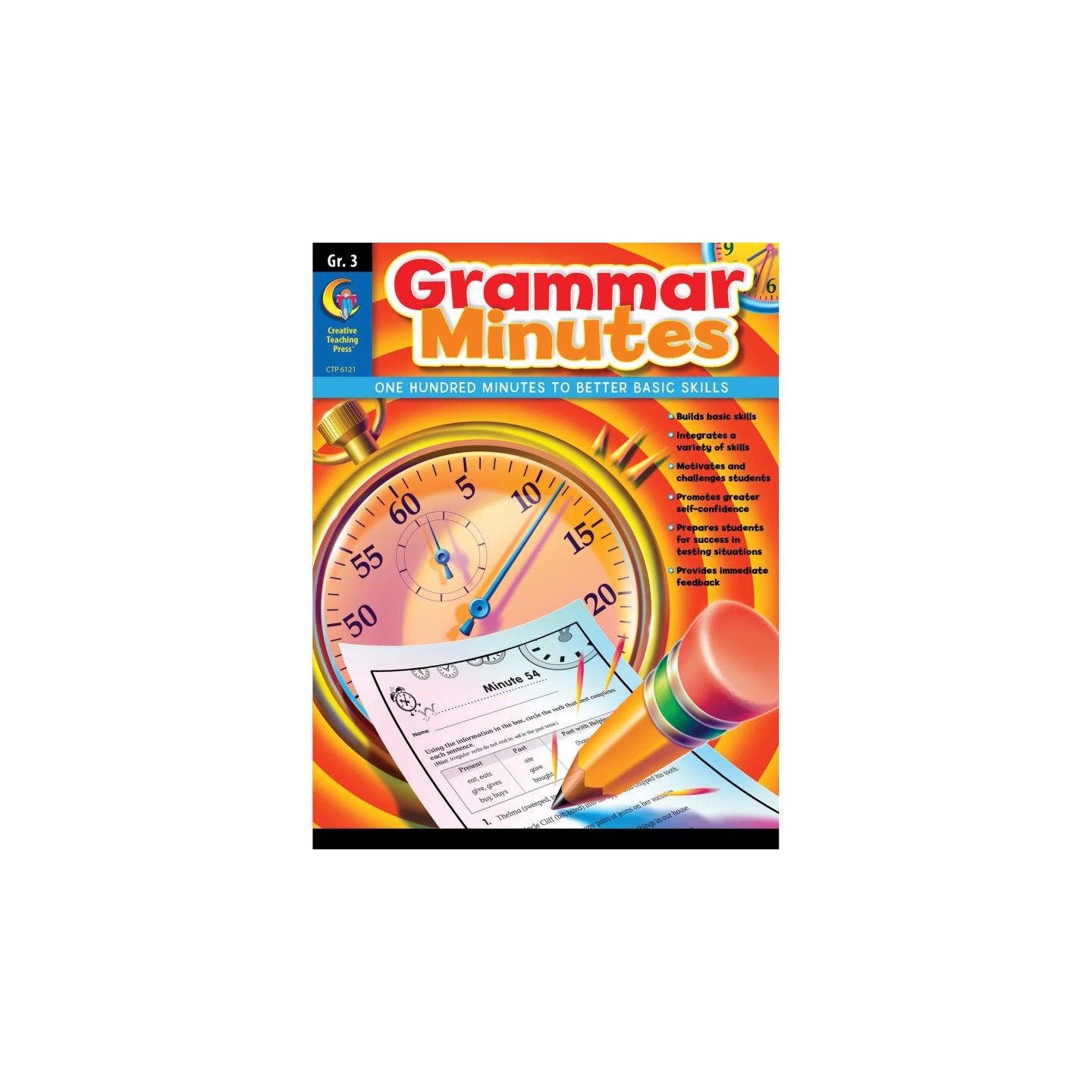 Creative Teaching Press® Grammar Minutes Workbook, Grade 3