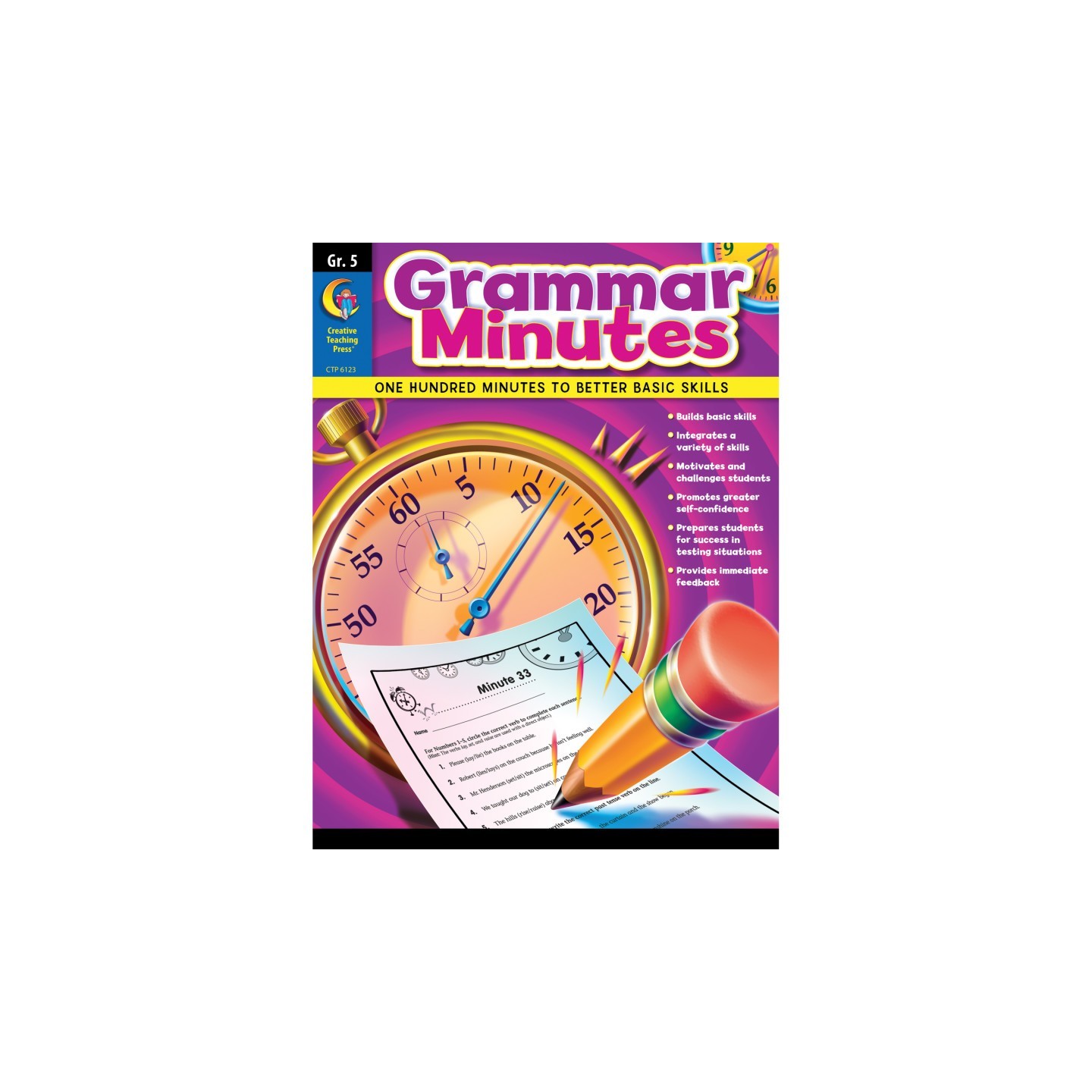Creative Teaching Press® Grammar Minutes Workbook, Grade 5