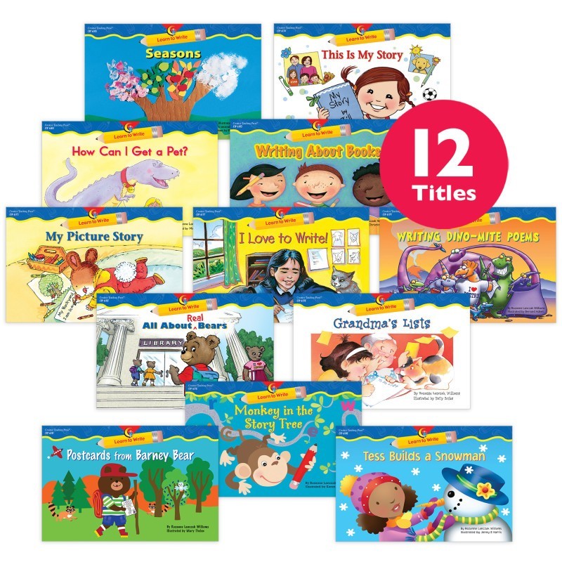 Creative Teaching Press® Learn to Write Variety Pack, Grade K-1, 12 Titles