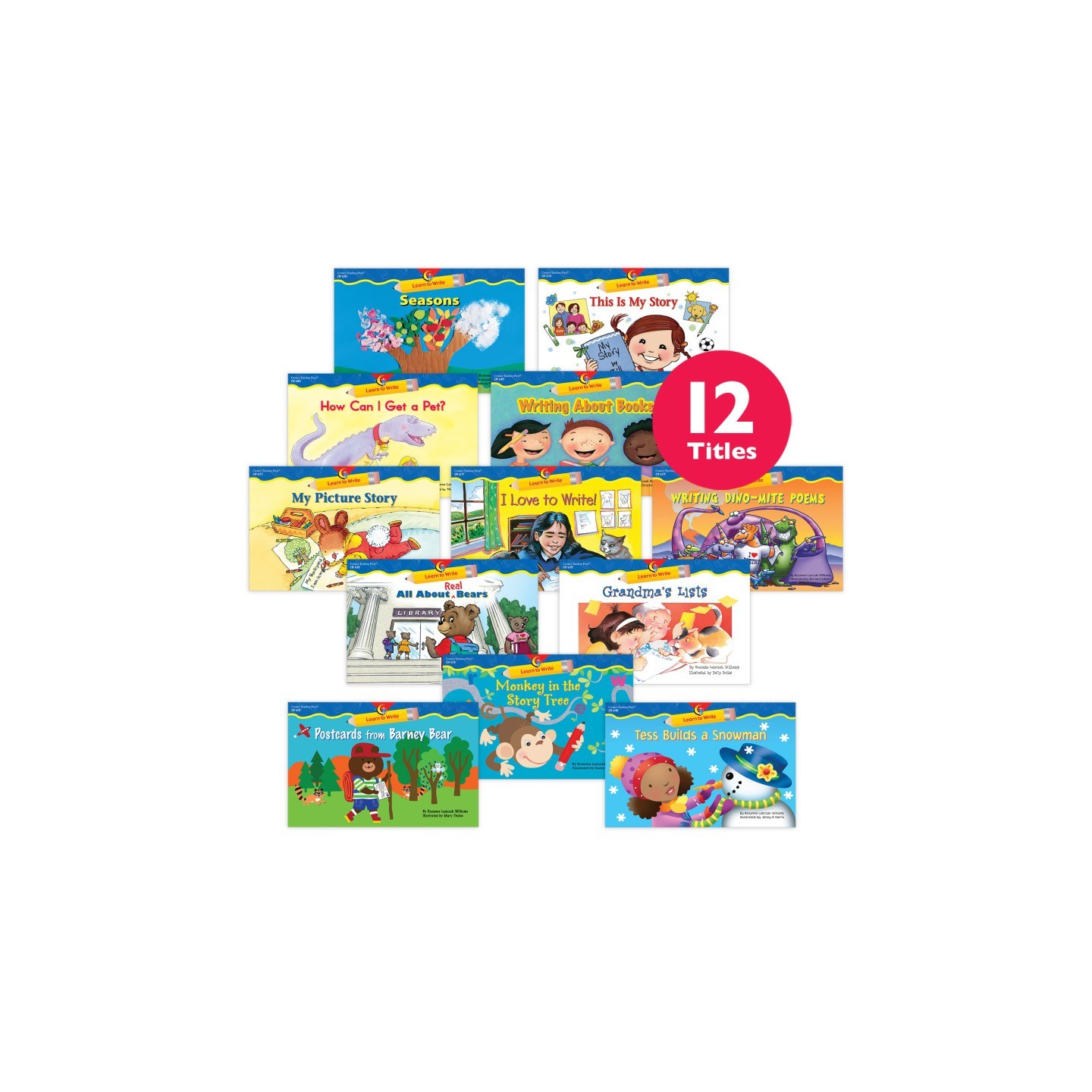 Creative Teaching Press® Learn to Write Variety Pack, Grade K-1, 12 Titles