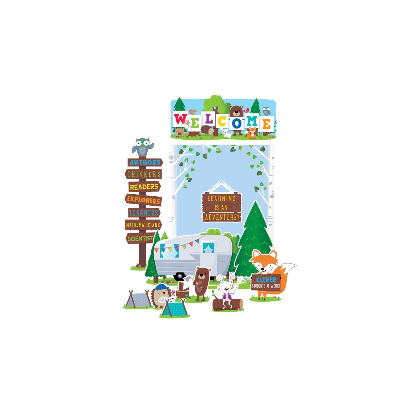 Creative Teaching Press® Woodland Friends Woodland Welcome Bulletin Board Set