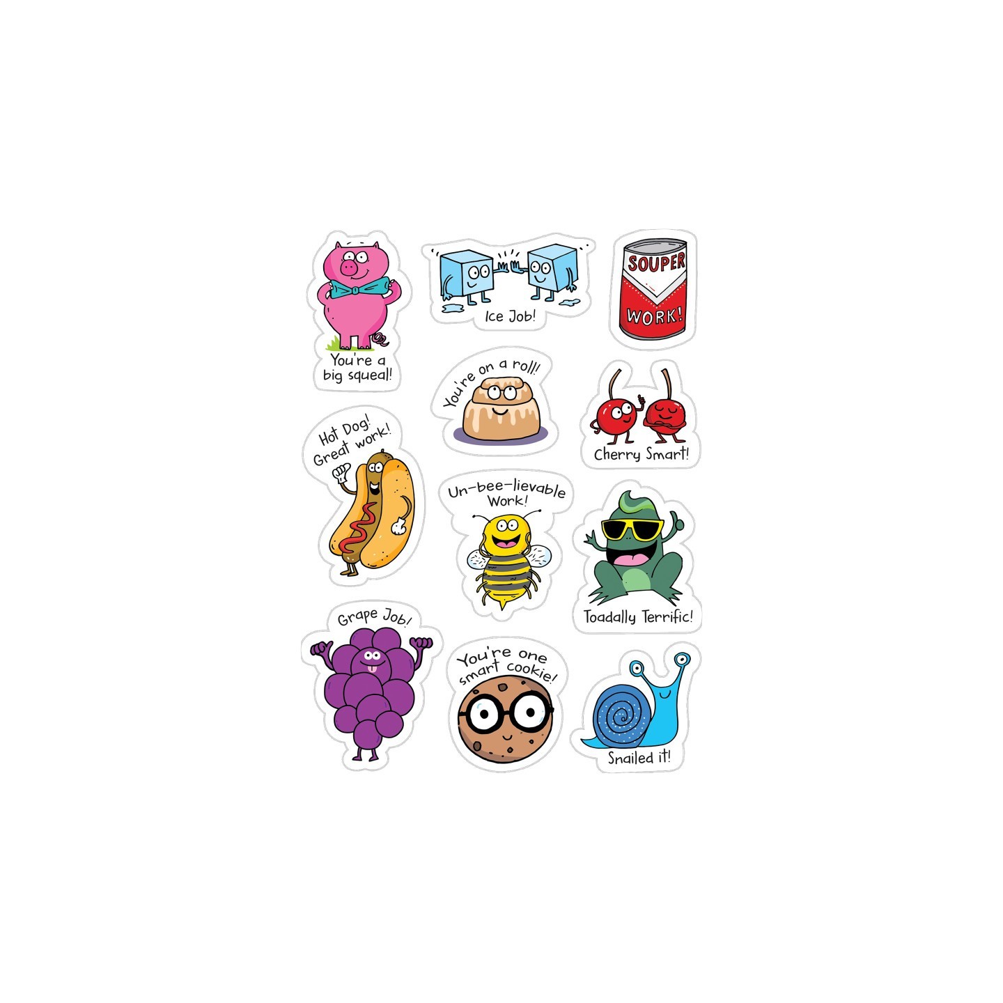 Creative Teaching Press® So Much Pun! Punny Rewards Stickers