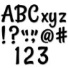 Creative Teaching Press® Stylish Black 4" Designer Letters, 235/Pack