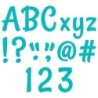 Creative Teaching Press® Stylish Turquoise 4" Designer Letters, 235/Pack