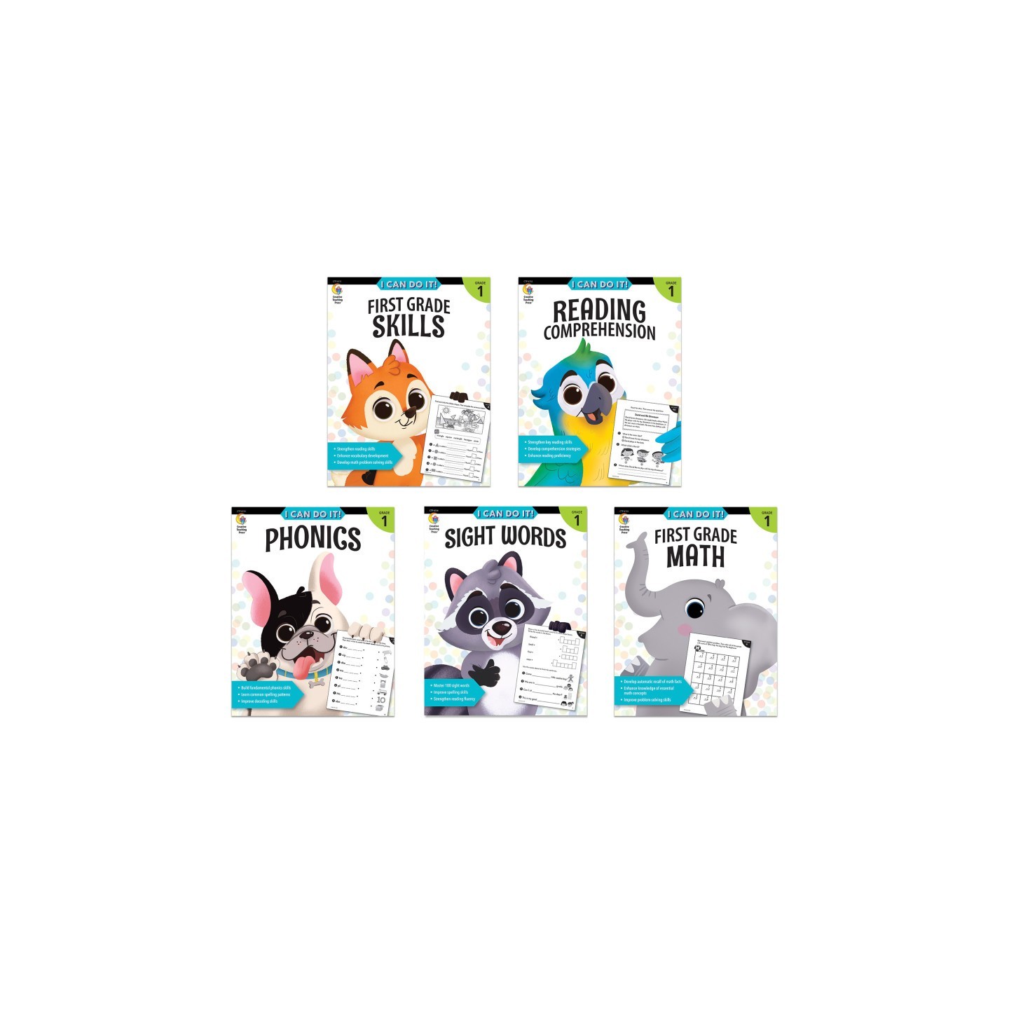 Creative Teaching Press® I Can Do It! 1st Grade Skills Workbook