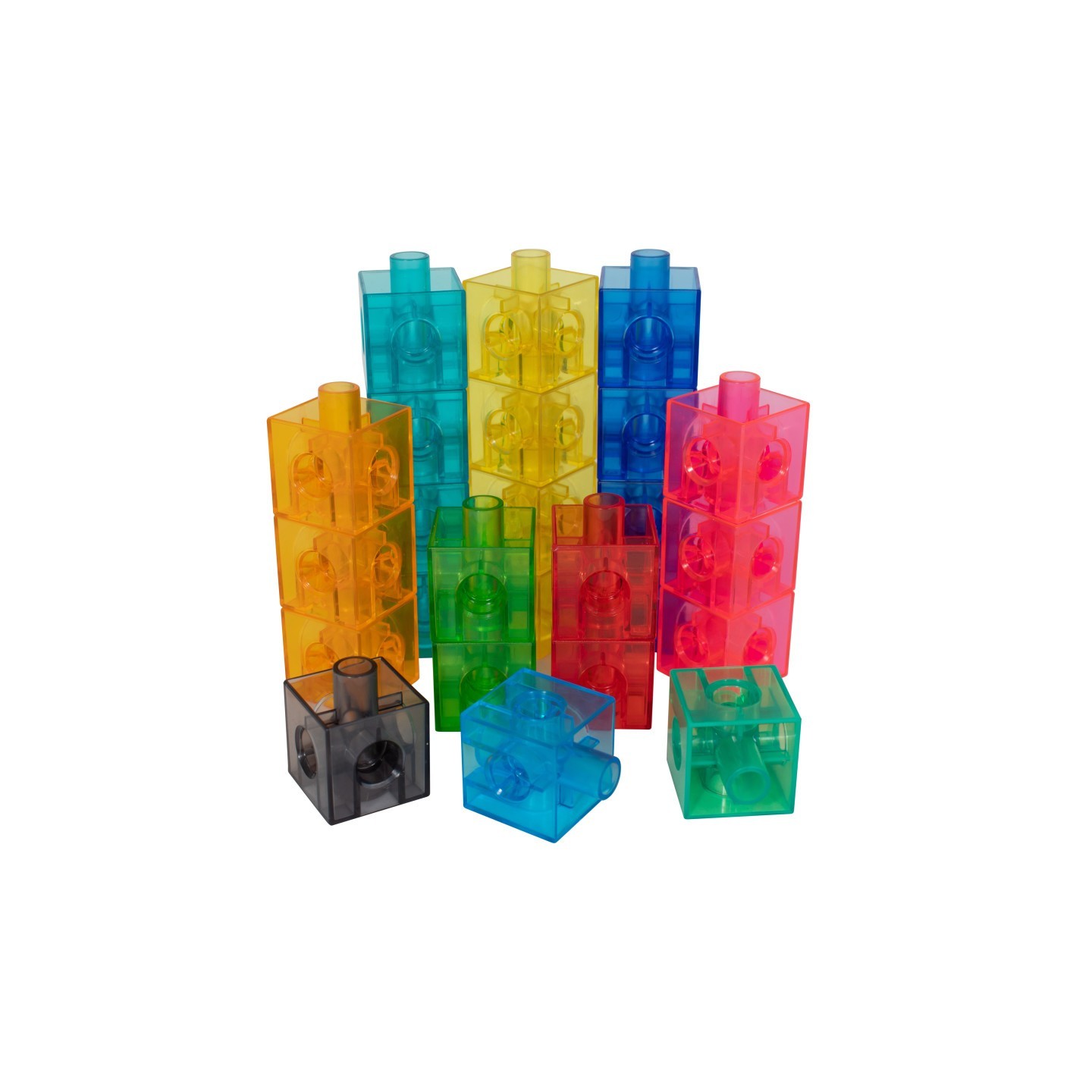 edxeducation® Translucent Linking Cubes - Set of 100 - 0.8 Inch