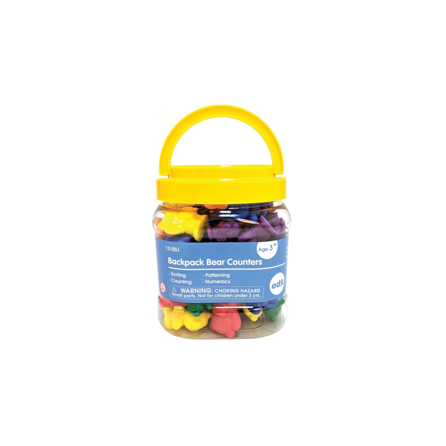 edxeducation® Backpack Bear Counters - Set of 96