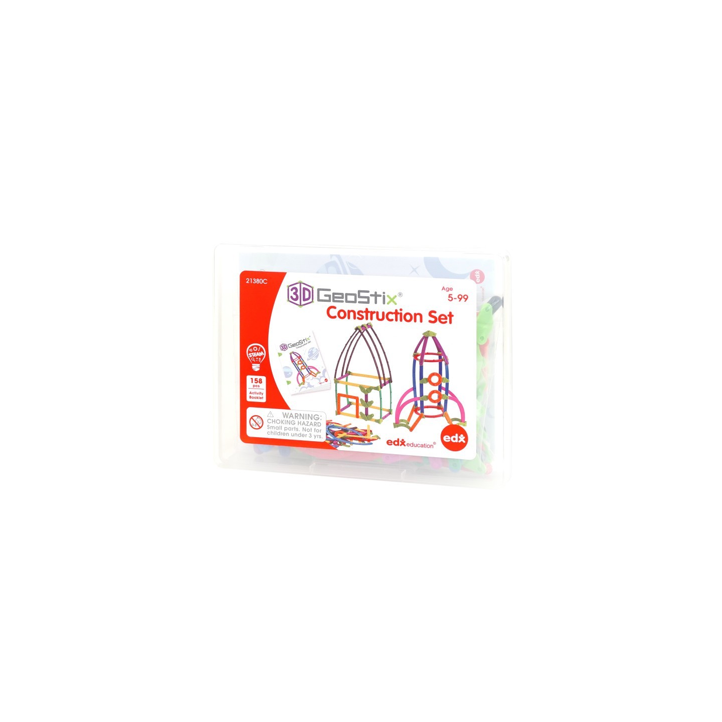 edxeducation® GeoStix 3D Construction Set