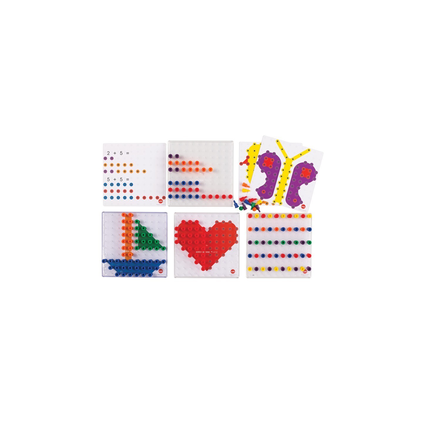 edxeducation® Small Pegs Activity Set