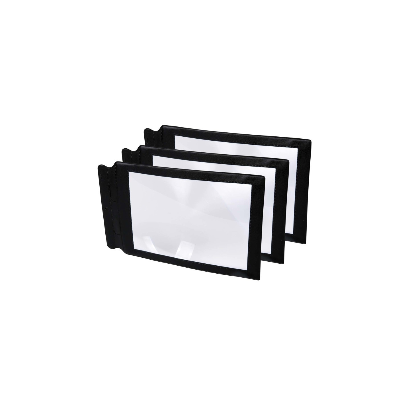 TickiT® Large Sheet Magnifier, 8.7" x 5.5", Pack of 3