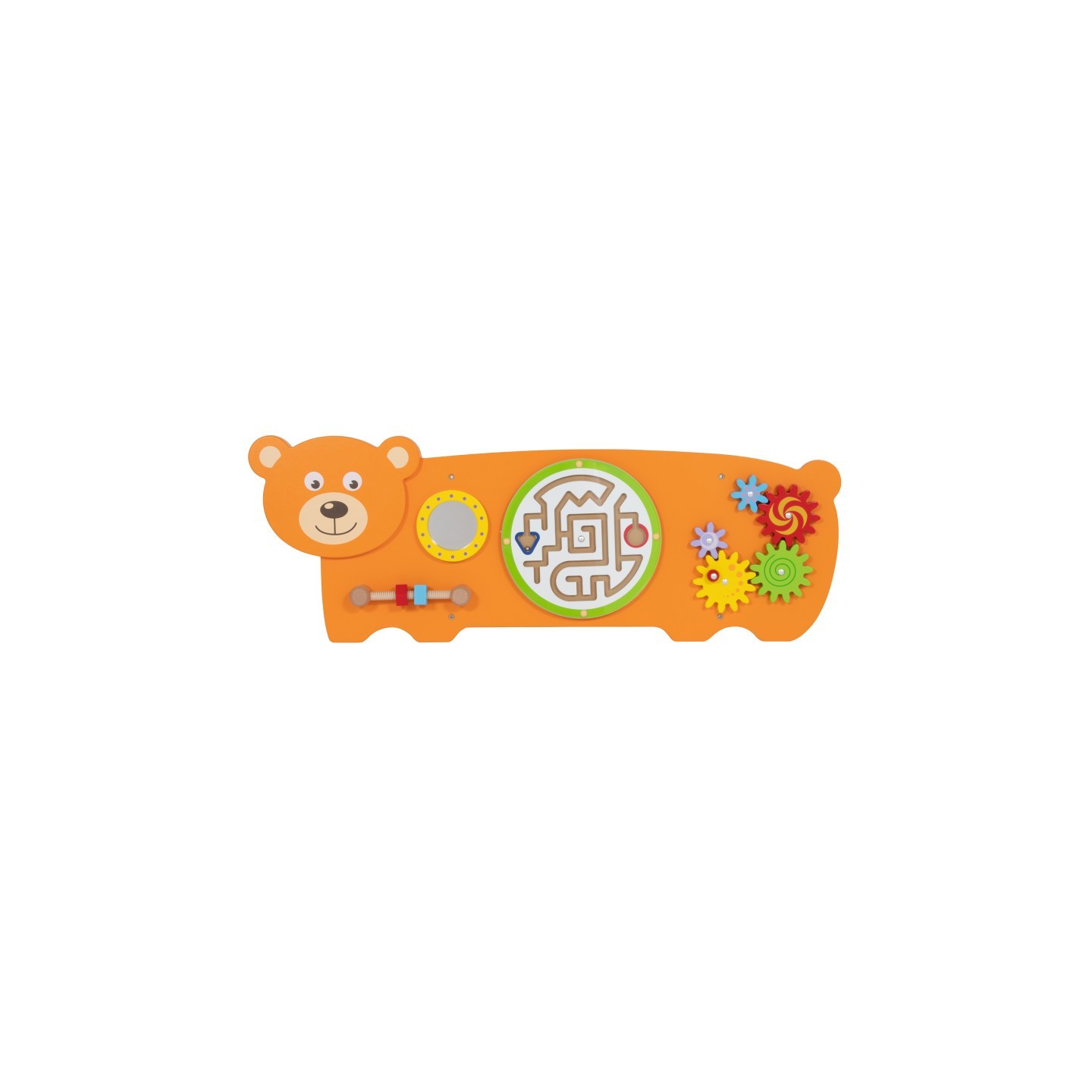 Learning Advantage® Bear Activity Wall Panel - 18m+ - Toddler Activity Center