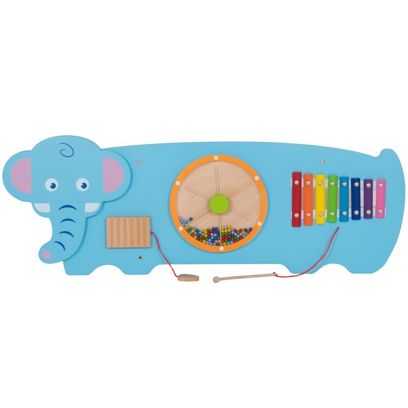 Learning Advantage® Elephant Activity Wall Panel - 18m+ - Toddler Activity Center