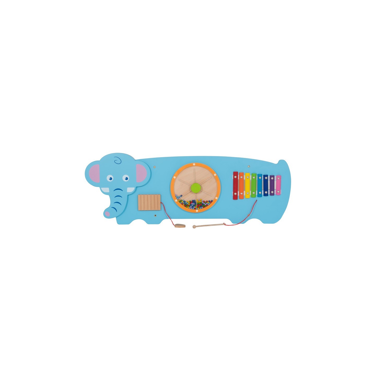 Learning Advantage® Elephant Activity Wall Panel - 18m+ - Toddler Activity Center
