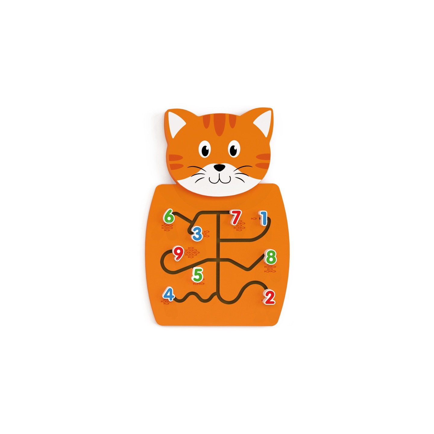 Learning Advantage® Cat Activity Wall Panel - 18m+ - Toddler Activity Center