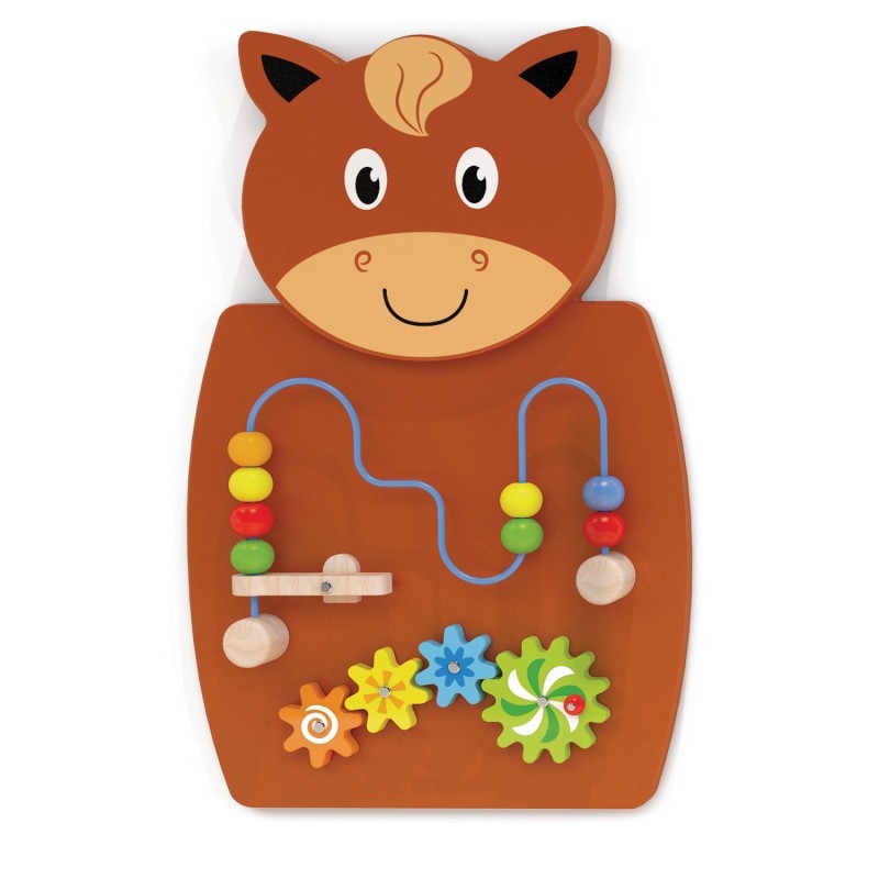 Learning Advantage® Horse Activity Wall Panel - Toddler Activity Center