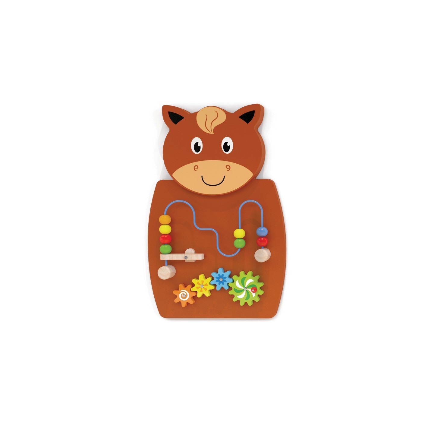 Learning Advantage® Horse Activity Wall Panel - Toddler Activity Center