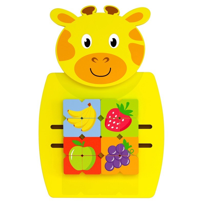 Learning Advantage® Giraffe Activity Wall Panel - 18m+ - Toddler Activity Center