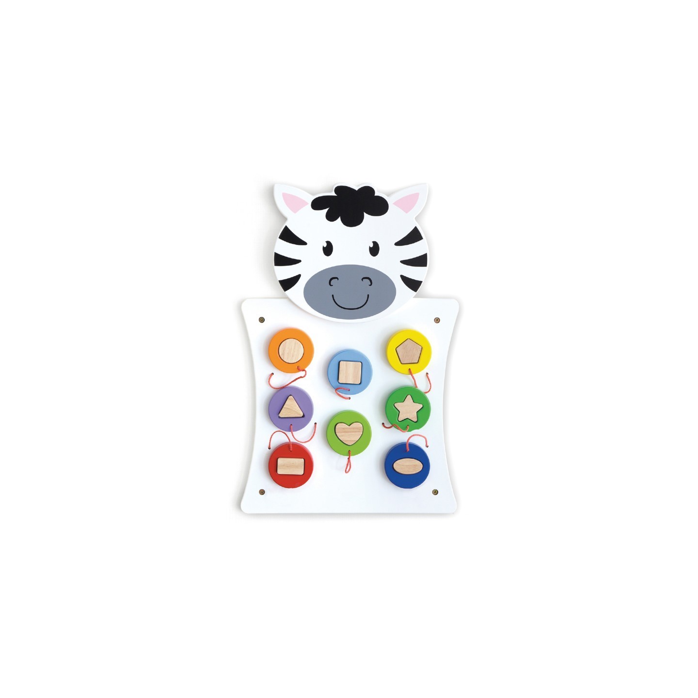 Learning Advantage® Zebra Activity Wall Panel - Toddler Activity Center