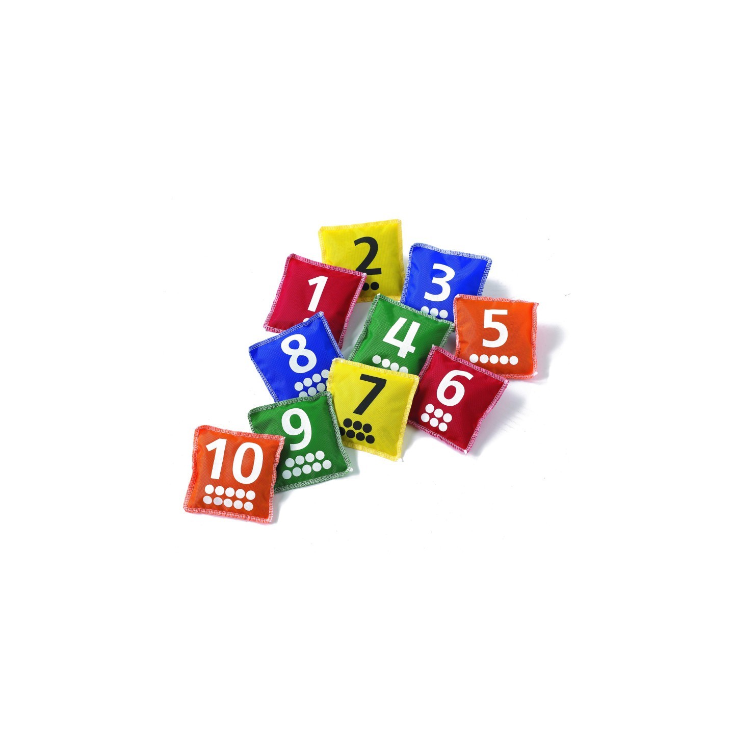edxeducation® Number & Dot Bean Bags - Set of 10