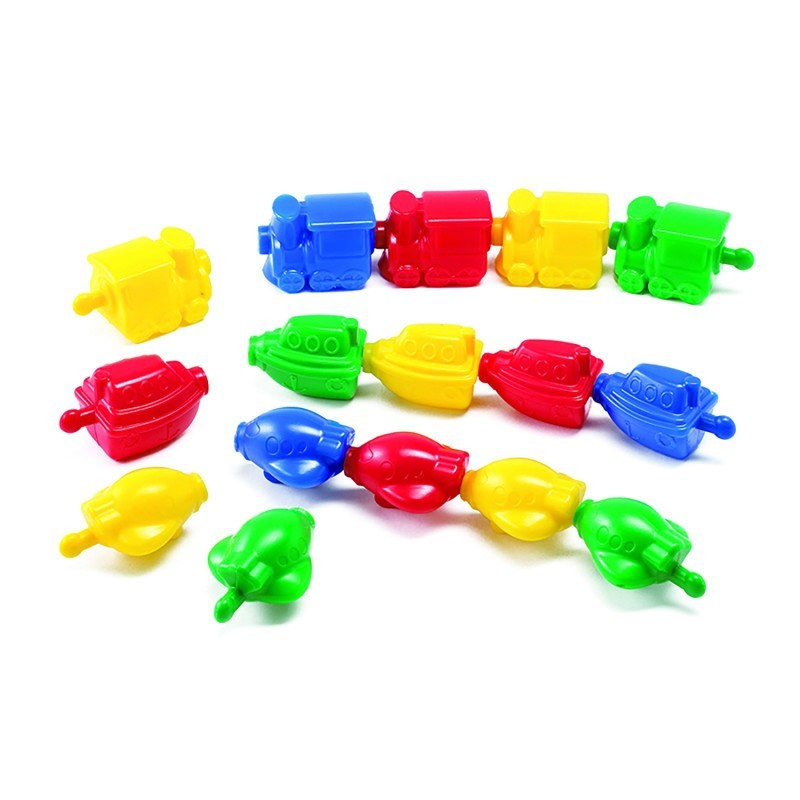 Learning Advantage® Transportation Linking Blocks, Set of 36