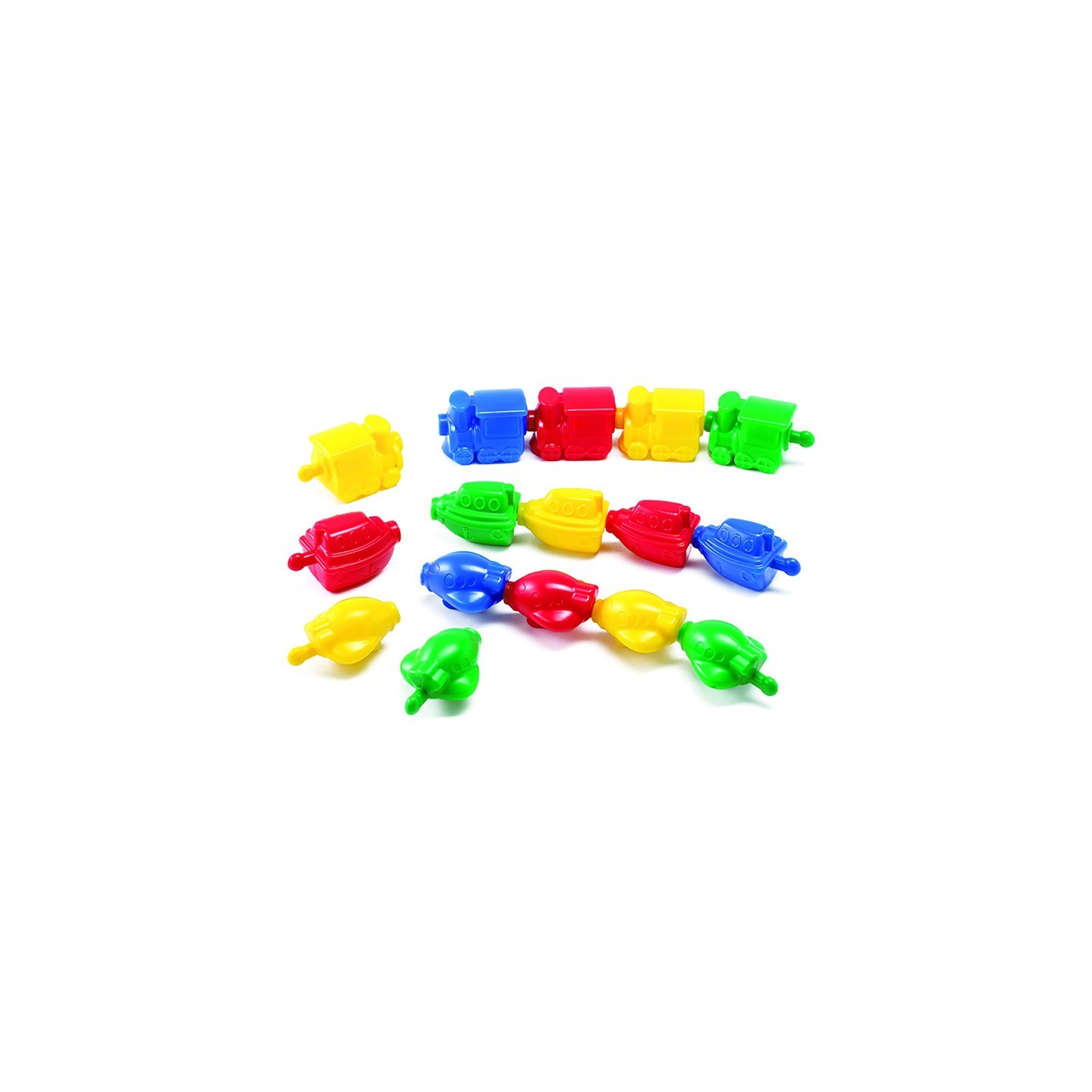 Learning Advantage® Transportation Linking Blocks, Set of 36