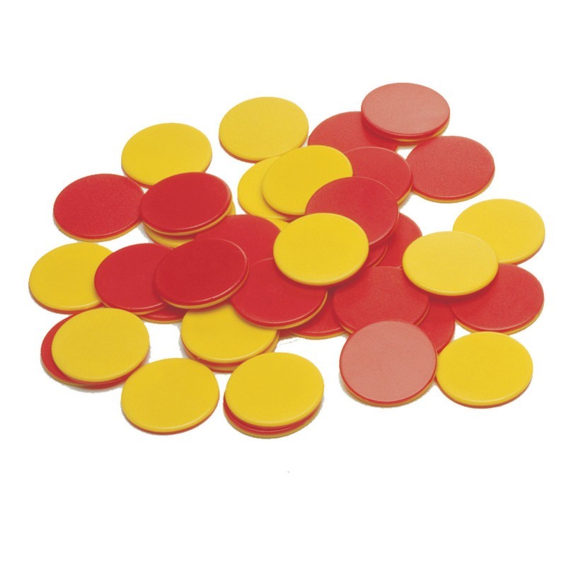 Learning Advantage® Two-Color Counters - Plastic - Set of 200