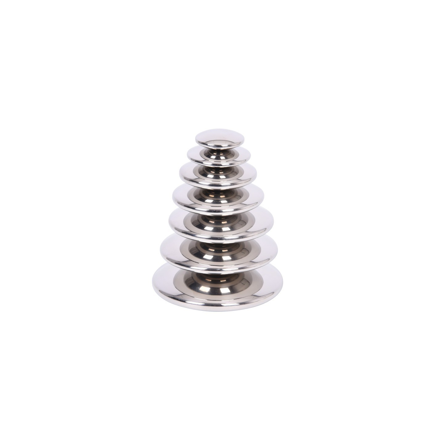 TickiT® Sensory Reflective Silver Buttons - Set of 7