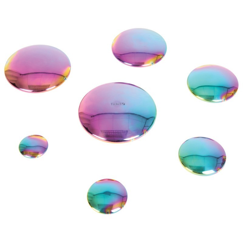 TickiT® Sensory Reflective Buttons - Color Burst - Set of 7