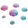 TickiT® Sensory Reflective Buttons - Color Burst - Set of 7