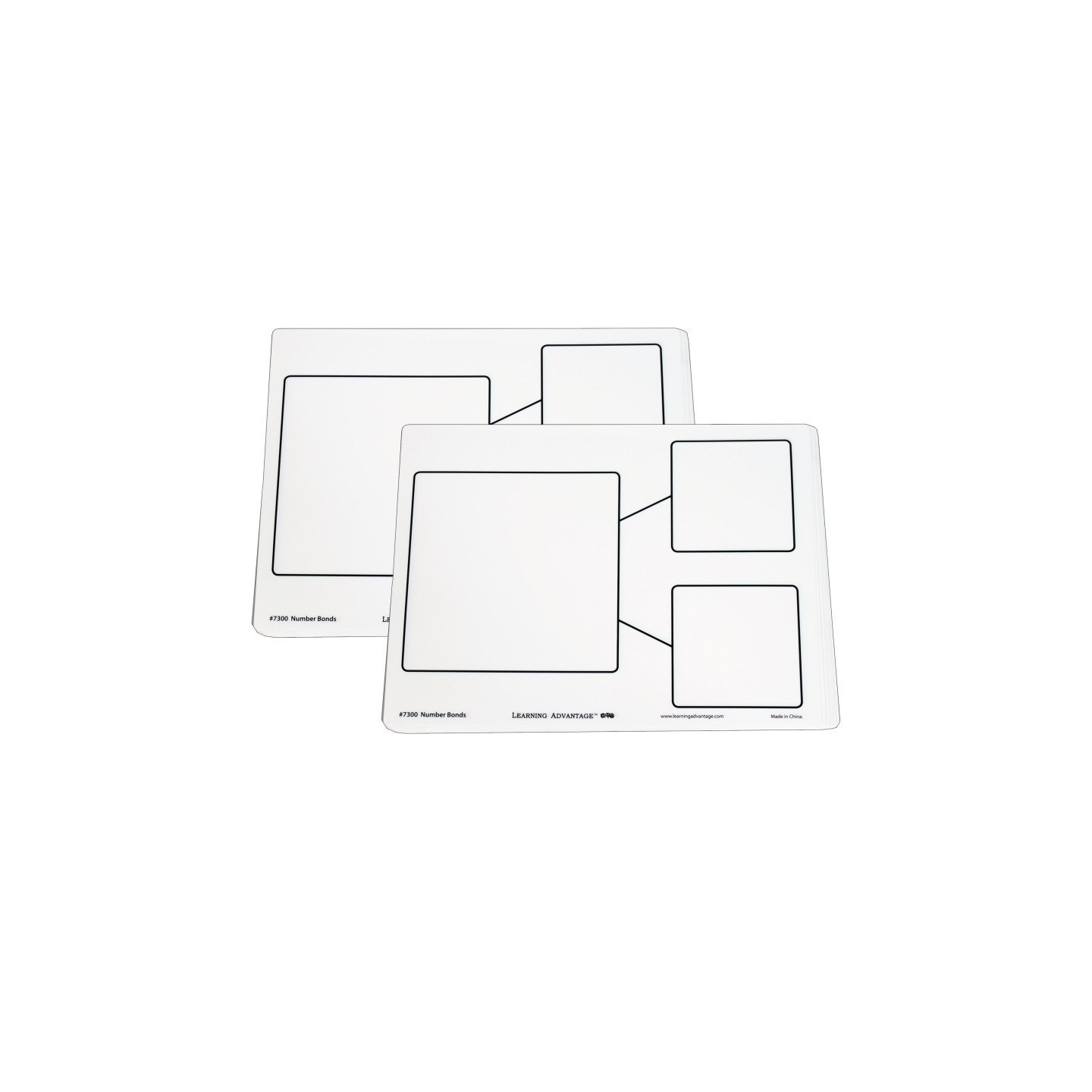 Learning Advantage® Dry Erase Boards - Number Bond - 10 Per Set - 2 Sets