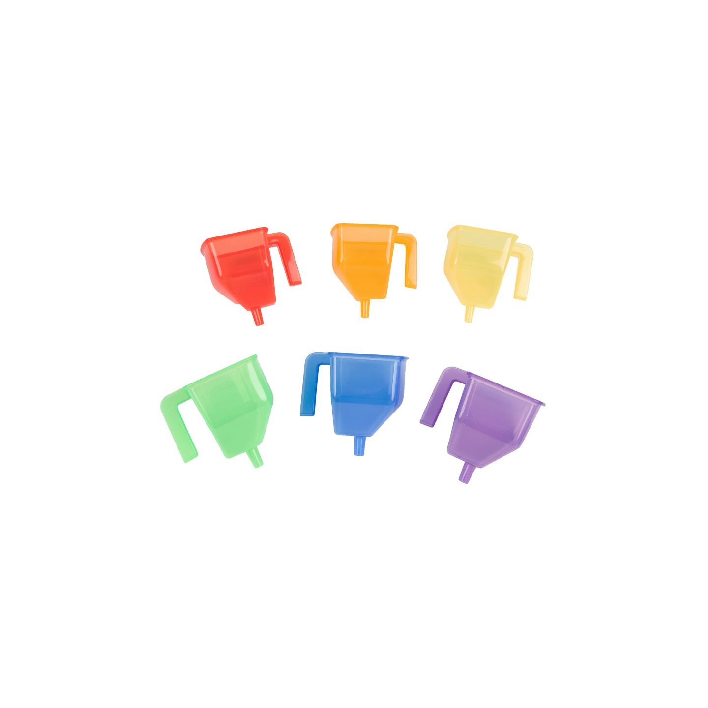 TickiT® Translucent Funnels, Set of 6