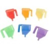TickiT® Translucent Funnels, Set of 6