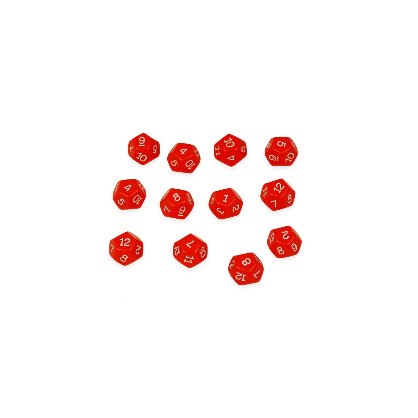 Learning Advantage® Polyhedra Dice - 12 Sides - Set of 12