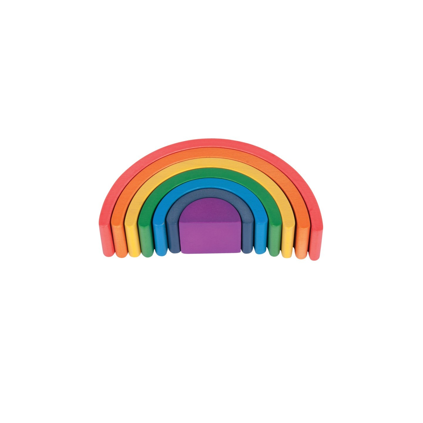 TickiT® Wooden Rainbow Architect Arches - Set of 7