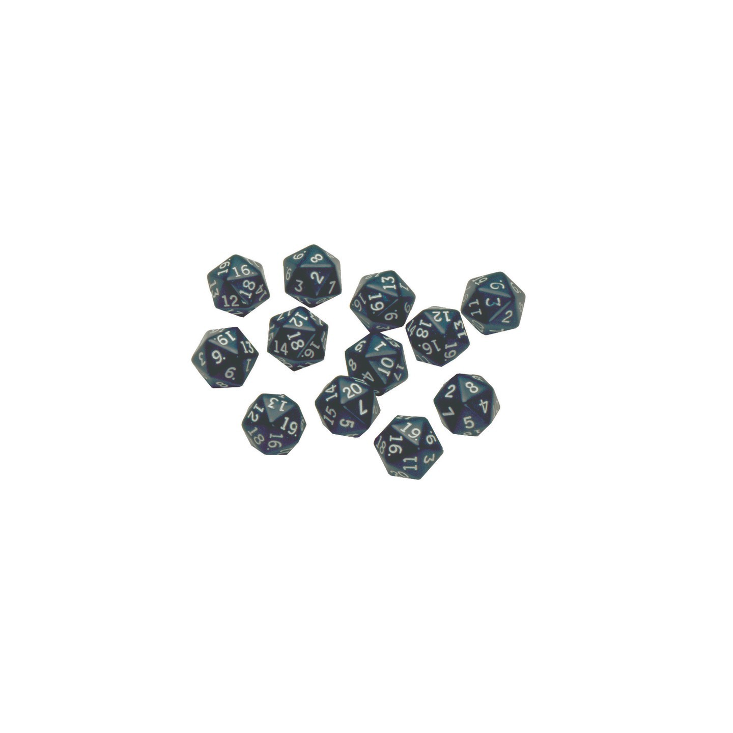 Learning Advantage® Polyhedra Dice - 20 Sides - Set of 12