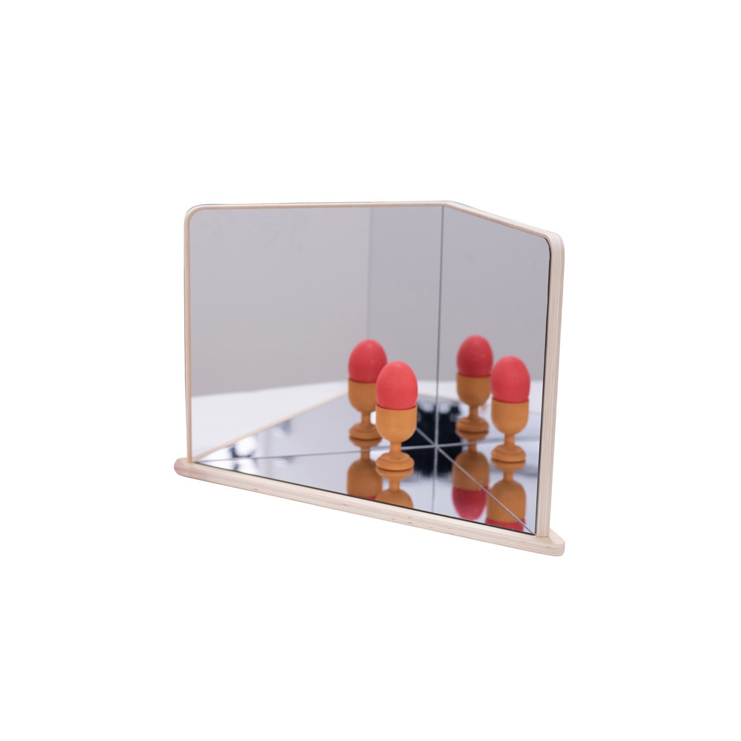 TickiT® Wooden 4-Way Mirror