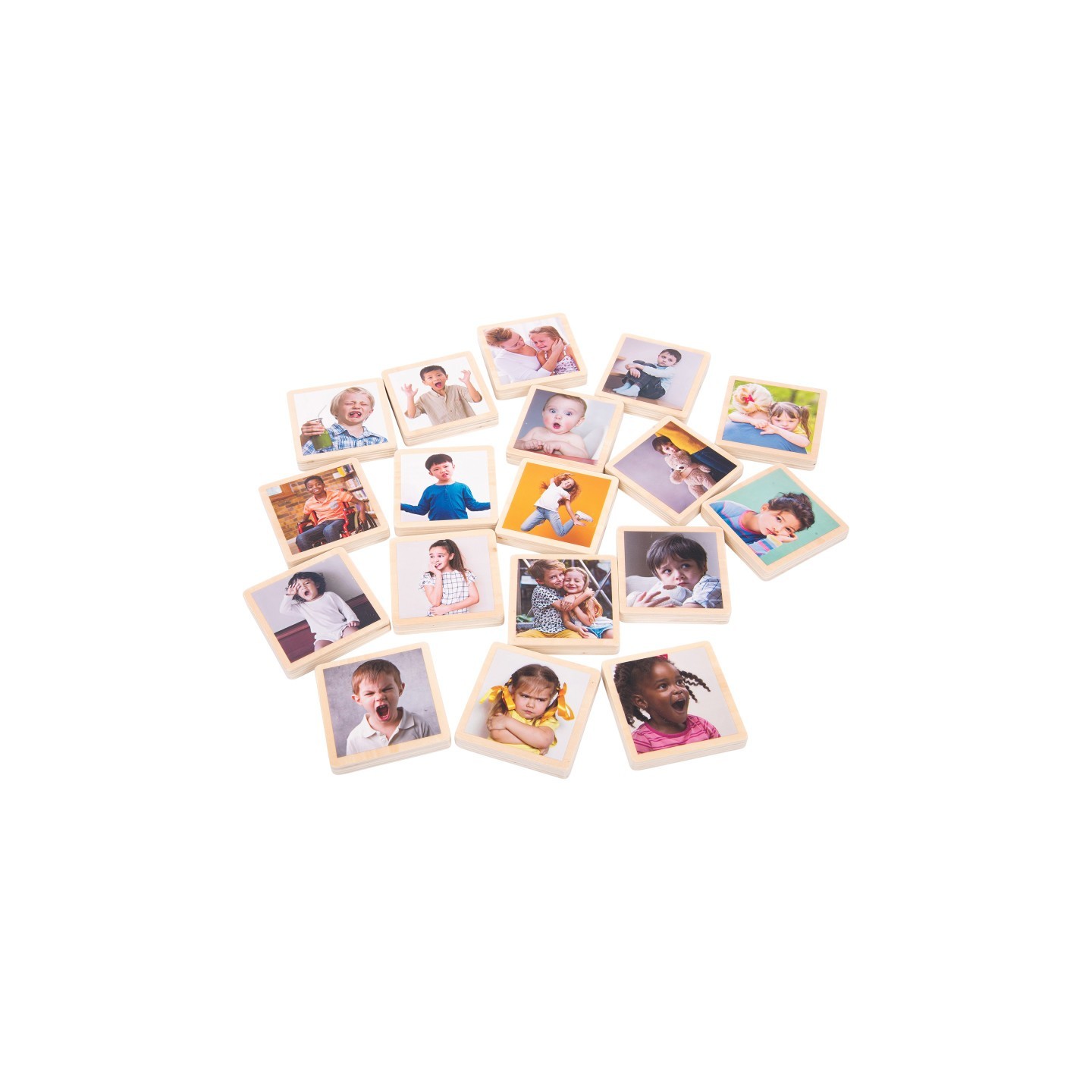 TickiT® My Emotions Wooden Tiles - Set of 18