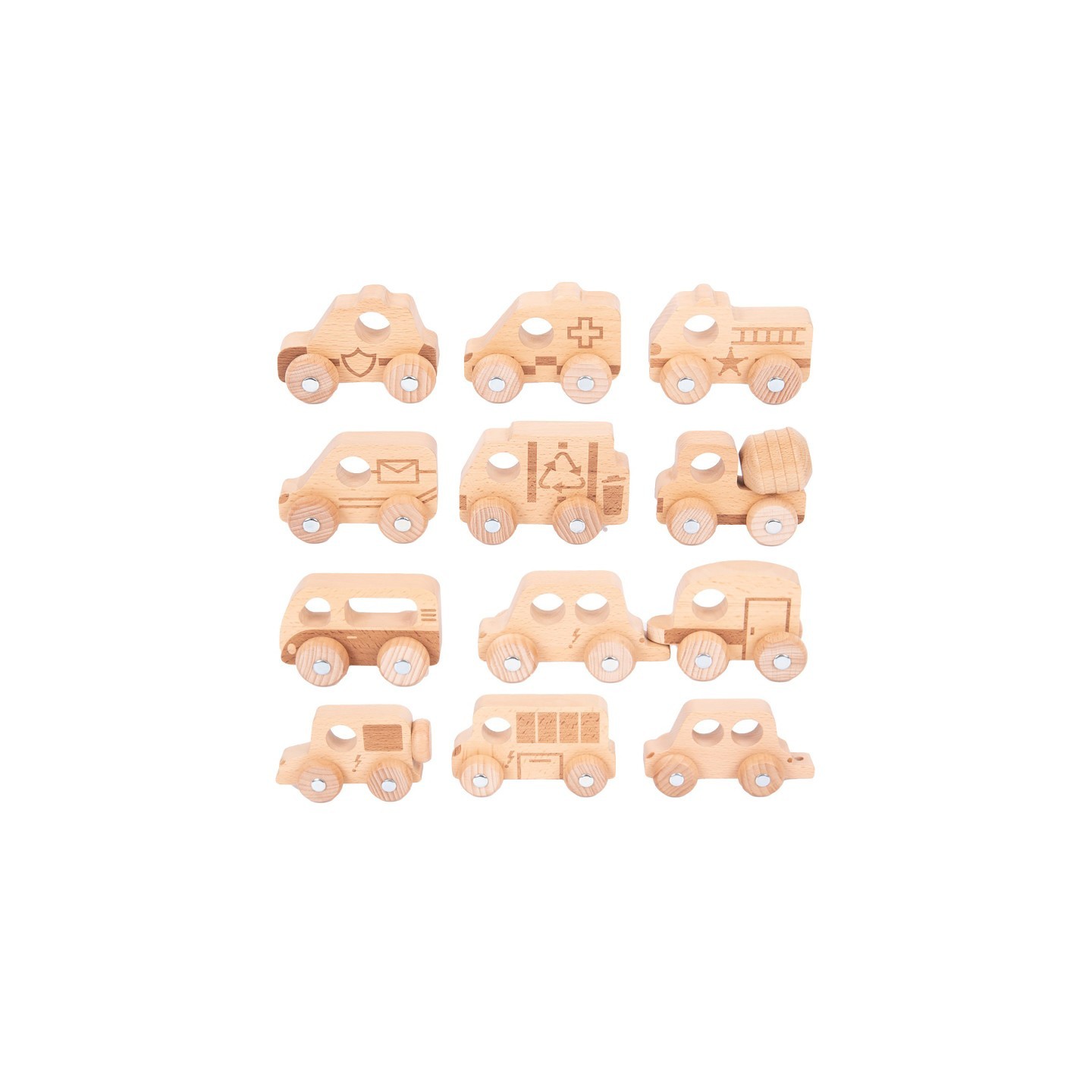 TickiT® Natural Wooden Vehicles