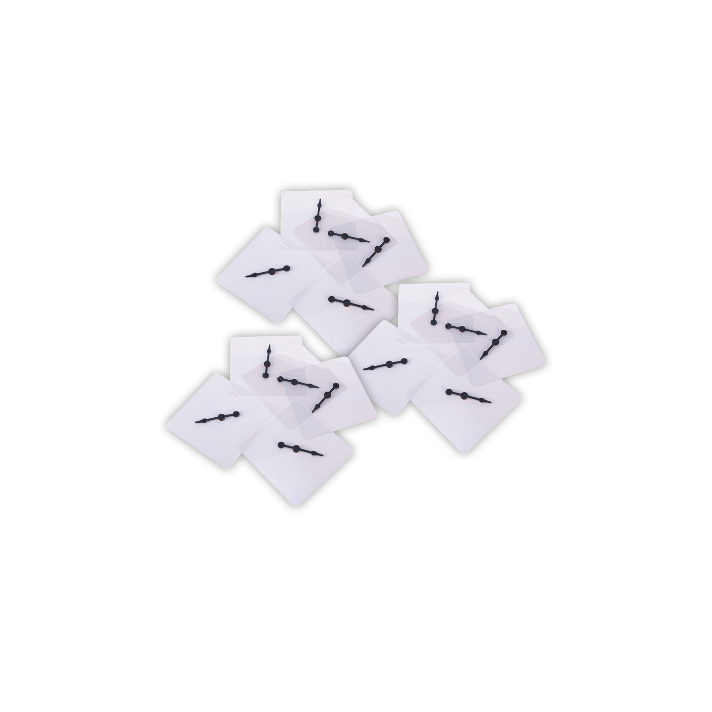 Learning Advantage® Transparent Spinners - 5 Per Set - 3 Sets