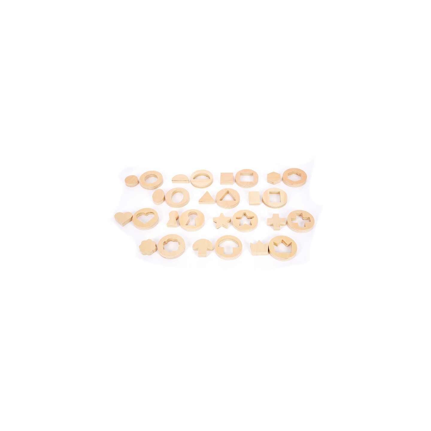 TickiT® Inside Outside Wooden Shapes