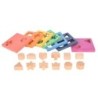 TickiT® Rainbow Wooden Shape Stacker