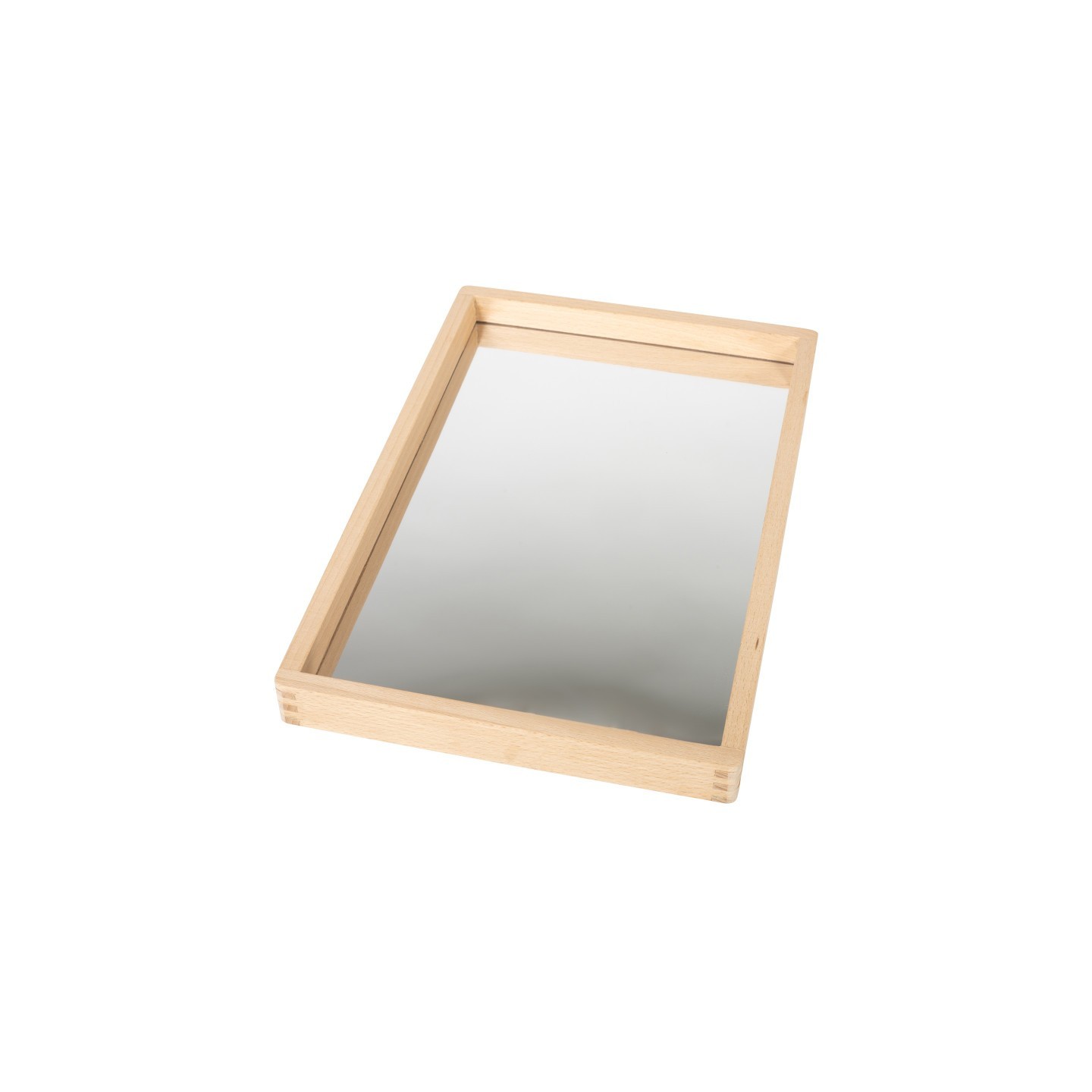 TickiT® Small Wooden Mirror Tray
