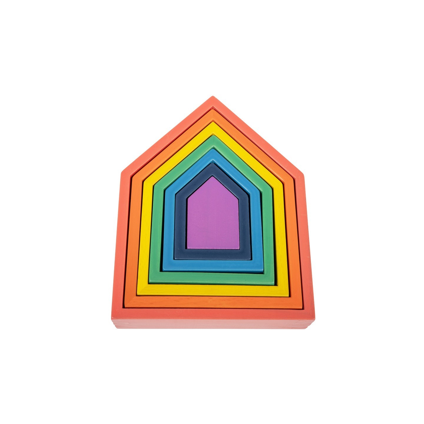 TickiT® Rainbow Architect Houses - Set of 7