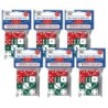 Learning Advantage® Dot Dice - Red/Green/White - 12 Per Pack - 6 Packs