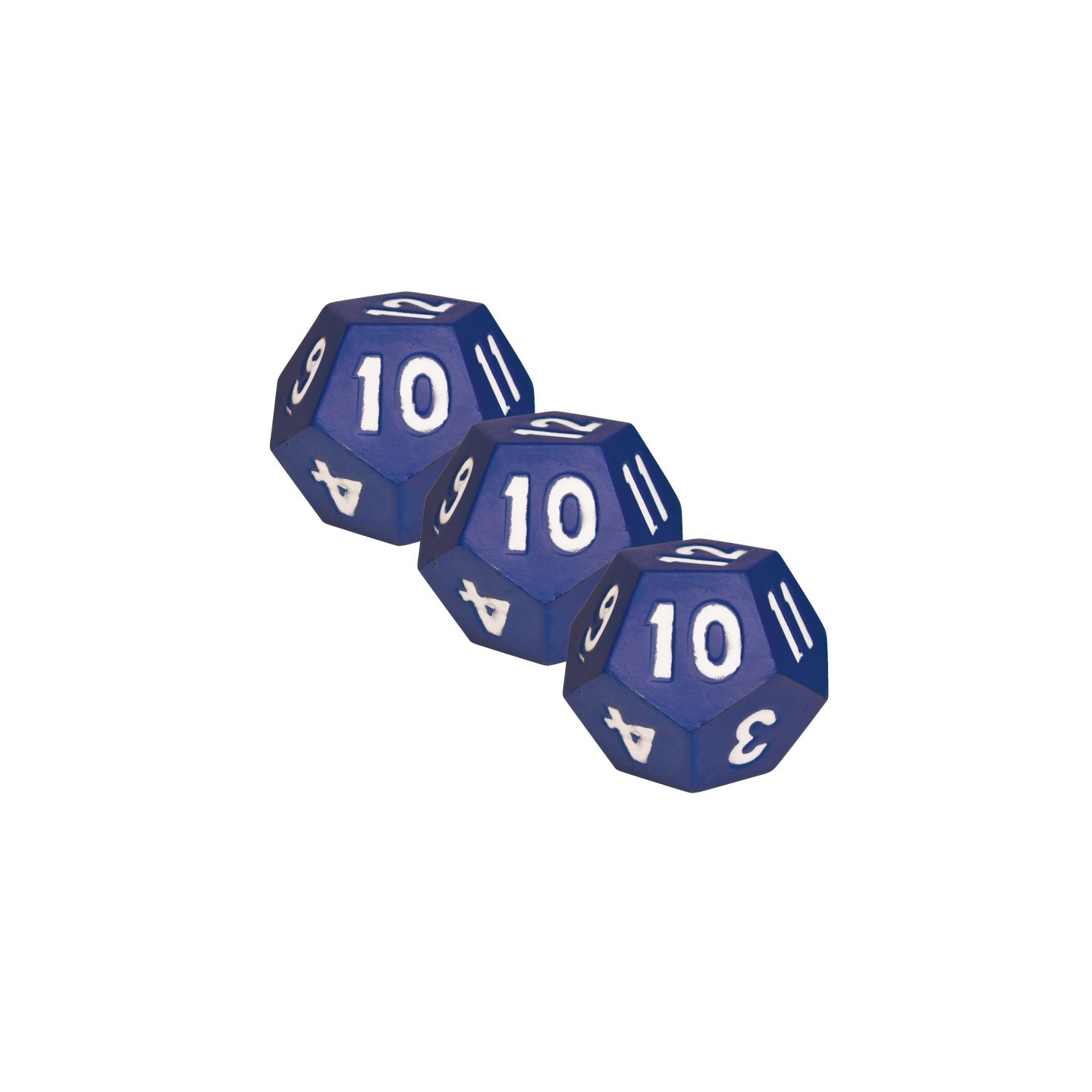 Learning Advantage® 12-Sided Die - Demonstration Size - Pack of 3
