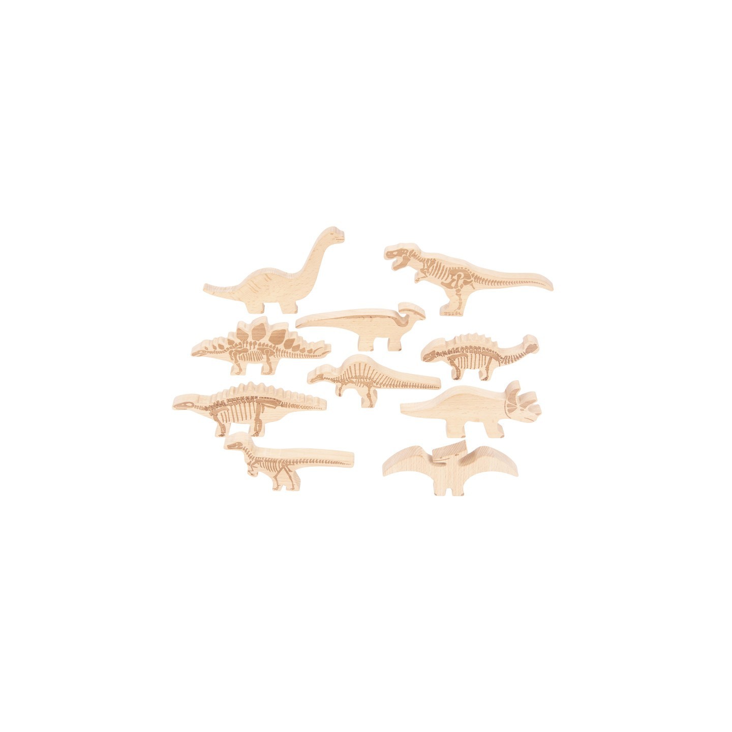 TickiT® Dinosaur Wooden Blocks