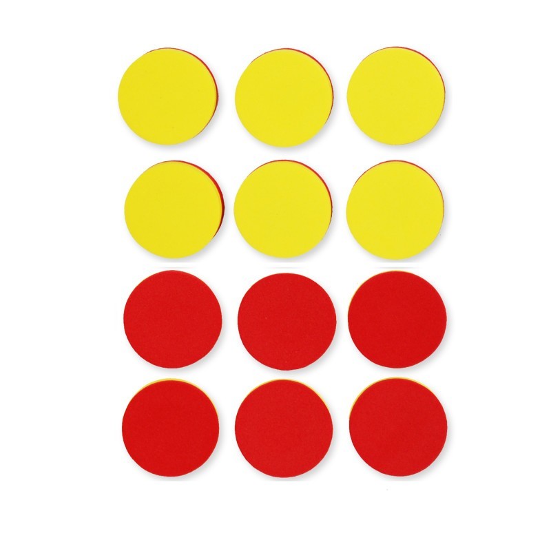 Learning Advantage® Two-Color Counters - Foam - Magnetic - Set of 200